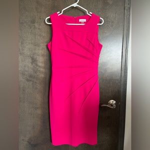 Calvin Klein pink work dress